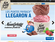 Tablet Screenshot of nevegelato.mx